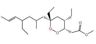 11,12-Didehydro-14-norplakortide Q methyl ester